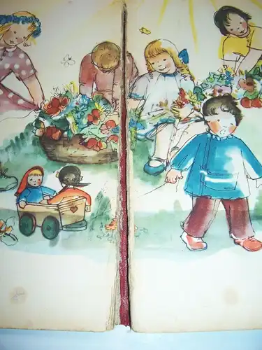 DDR Pappbilderbuch  Kommt alle mit zum Kinderfest Walch Krumbach Groszer 1957