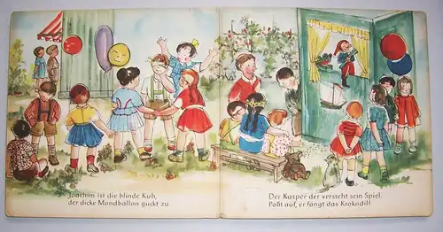 DDR Pappbilderbuch  Kommt alle mit zum Kinderfest Walch Krumbach Groszer 1957