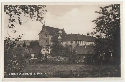 Ak Schloss Michelbach  Bilz 1931