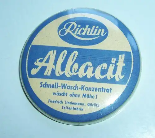 Werbe Taschen Spiegel Richlin Albacit Schnell Wasch Konzentrat Lindemann Görlitz