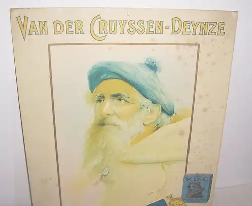 Alter Pappaufsteller Van der Cruyssen - Deynze Pfeifen Tabaks um 1930 !