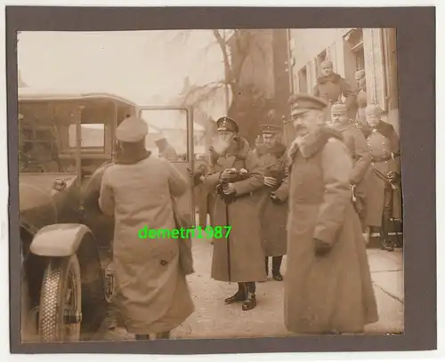 Foto Kronprinz Wilhelm v. Preußen Baden - Baden Totenkopf Mütze 1 Wk IWW !