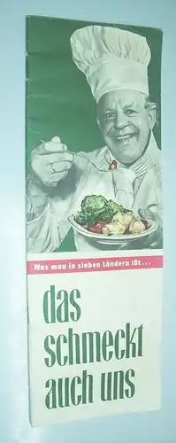 DDR Prospekt kochen backen Rezelte 1970er