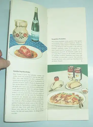 DDR Prospekt kochen backen Rezelte 1970er