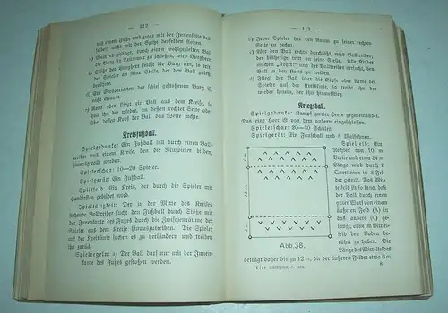 2 Bücher: Wandern Spiel und Sport & Turnspiele für Deutschlands Jugend 1911/13