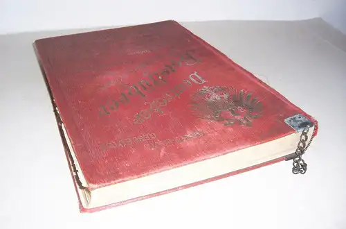 Deutscher Hotelführer mit Städtebildern und Wappen 1914 mit deutschen Gebieten