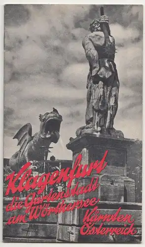Führer durch Klagenfurt  Kärnten Österreich  um 1930 