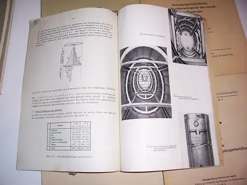 Konvolut Vorträge Abhandlungen Forschungszentrum der Luftfahrt 1957/58 Broschüre