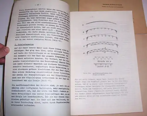 Konvolut Vorträge Abhandlungen Forschungszentrum der Luftfahrt 1957/58 Broschüre