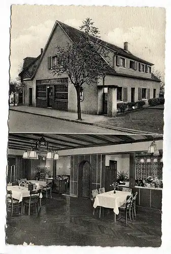 Ak Foto Hotel Restaurant Post Stuben Auerbach Bensheim