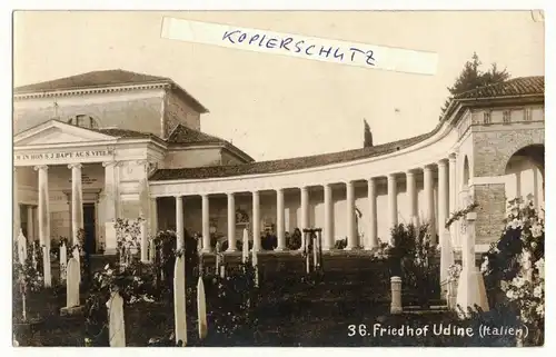 Foto Ak Udine Italien Friedhof 1 Wk