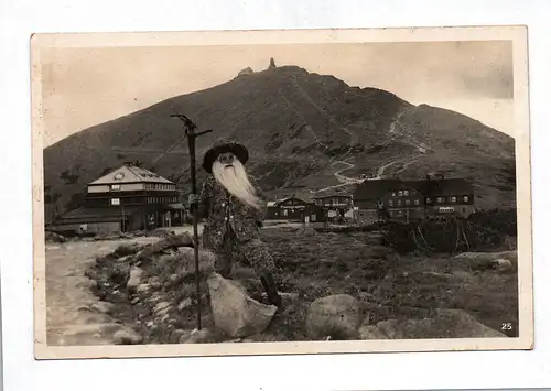 Ak Rübezahl am Berg Krkonose Snezka Schneekoppe Polen