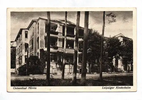Ak Ostseebad Müritz Leipziger Kinderheim