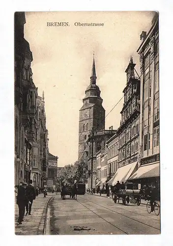 Ak Bremen Obernstrasse