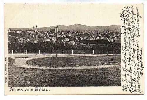 Ak Gruß aus Zittau Postkarte 1913