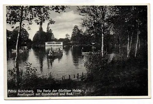 Ak Mühle Schönberg Der Perle der Görlitzer Heide