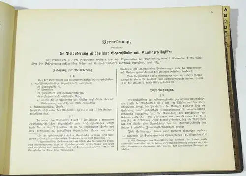 Alphabetisches Verzeichnis Seefracht Ordnung Seeverkehr Verein Hamburg Rheder