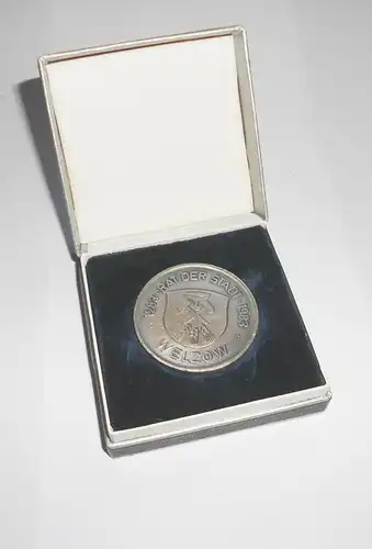 DDR Abzeichen Medaille 700 Jahrfeier Welzow Etui !