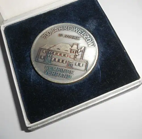 DDR Abzeichen Medaille 700 Jahrfeier Welzow Etui !