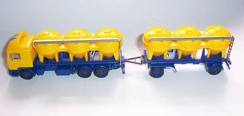 Wiking Modellauto MAN Futtelmittel Sattelzug Schaumann H0 