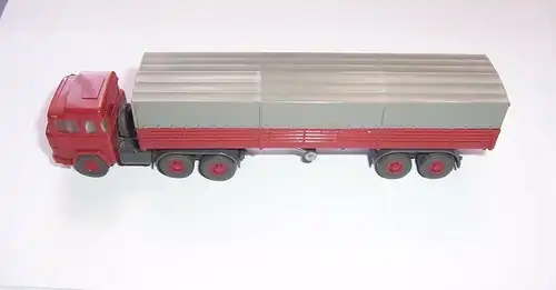 Wiking Modellauto Magirus Sattelzug LKW rot H0 