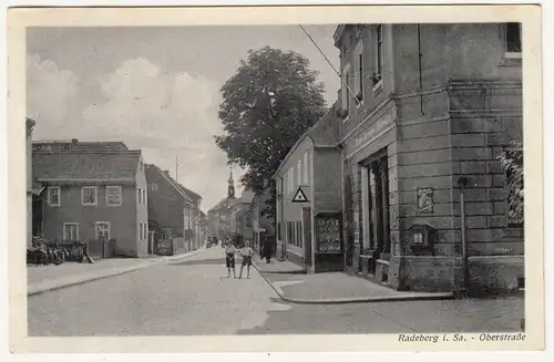 Ak Radeberg i. Sa. Oberstraße 1940   A2558