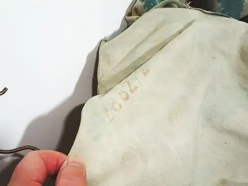 NVA Blumentarn Jacke 1963 Flecktarn Kapuze Gestempelt DDR