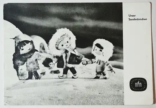 Ak Sandmann am Nordpol  DDR Fernsehen 1965 Garloff 