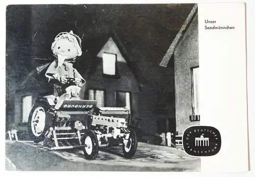 Ak Sandmann auf den RS09 DDR Fernsehen 1987 Garloff