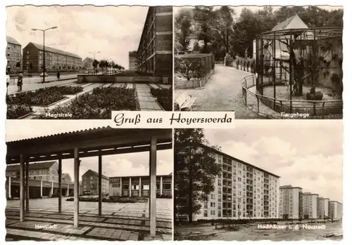 Ak Hoyerswerda Mehrbild 1962 DDR