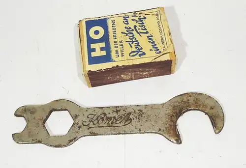 Komet Schlüssel Fahrradschlüssel Nabenschlüssel Bordwerkzeug Flickzeug