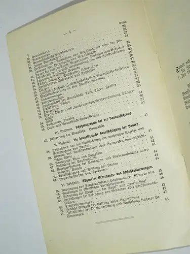 Zittau Hefte 1900 1908 Ortsbauordnung und Statut der Innung der Baumeister