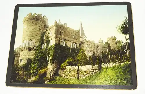 3 x Foto Wilhelmshöhe Kassel Farbfoto Pappfoto um 1900