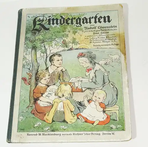 Kindergarten von Rudolf Löwenstein Paul Haase 1907 Kinderbuch