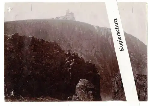 Foto Schneegrube Baude Riesengebirge Schlesien um 1900 Polen Vintage