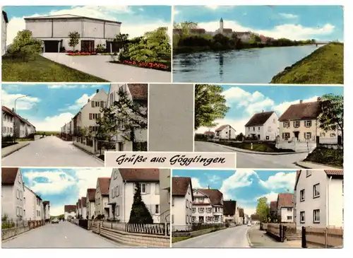 Ak Grüße aus Gögglingen  Donaustetten Ulm Mehrbild 1973