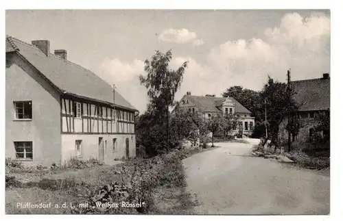 Ak Pfaffendorf a d L mit Weißes Rössel Ausflugslokal Konsum Gaststätte 1961