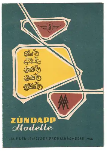 Zündapp Modelle Motorrad Leipziger Messe 1956 