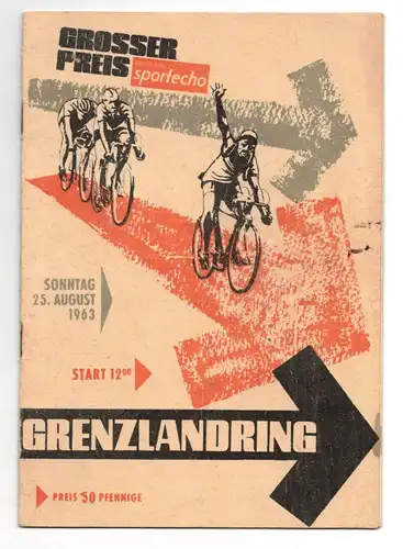 Großer Preis Grenzlandring Radrennen Radsport DDR 1963