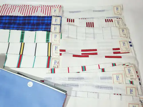 Konvolut Stoffmuster VEB Buntweberei & Färberei Neugersdorf DDR