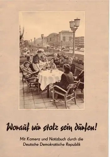 DDR Propganda Worauf wir stolz sein dürfen 1953 ! (H2