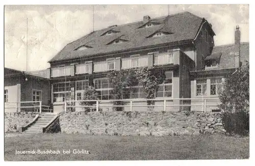 Ak Jauernick Buschbach bei Görlitz FDGB Genesungsheim Kreuzbergbaude 1960