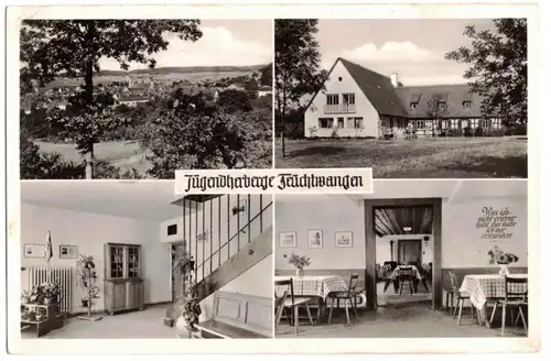Ak Jugendherberge Feuchtwangen 1955 Kreis Ansbach
