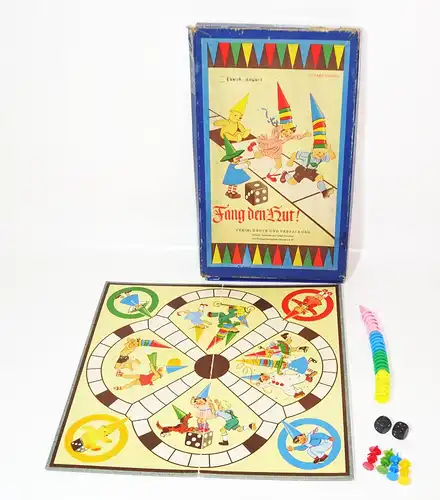 DDR Brettspiel Frank den Hut Hanna Roth Schaberschul 1954