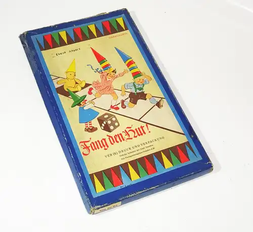 DDR Brettspiel Frank den Hut Hanna Roth Schaberschul 1954 