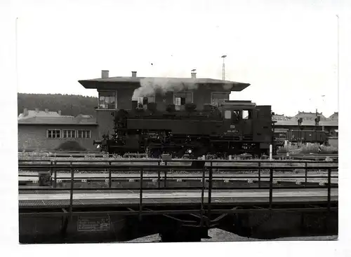 Foto Eisenbahn DB 086 407-4 Dampflok 1960er, 1970er