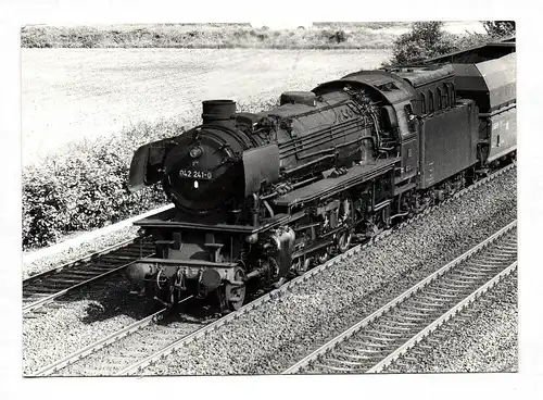 Foto Dampflok 042 241-0 Dampflokomotive Salzbergen 24.05.1974
