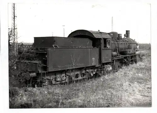 Foto Dampflok 55 4579 ex Bw Hohenbudberg 09.03.1972