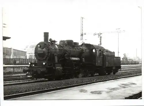 Fot Dampflok 55 4647 Bw Rheydt in Dülken 1968