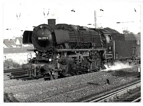 Foto Dampflok 044 379-6 Dortmund 12.10.1973